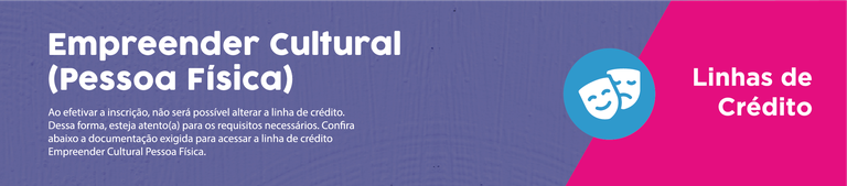 Empreender Cultural Pessoa Física